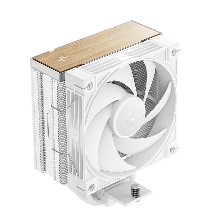 CFD-AK400-G2-WH DeepCool AK400 G2 WH Wood Grain Top Cover CPU Cooler, 4 Heat Pipes, 4-pin PWM, Hydro Bearing, Intel LGA1851/1700/1200/115x, AMD AM5/AM4