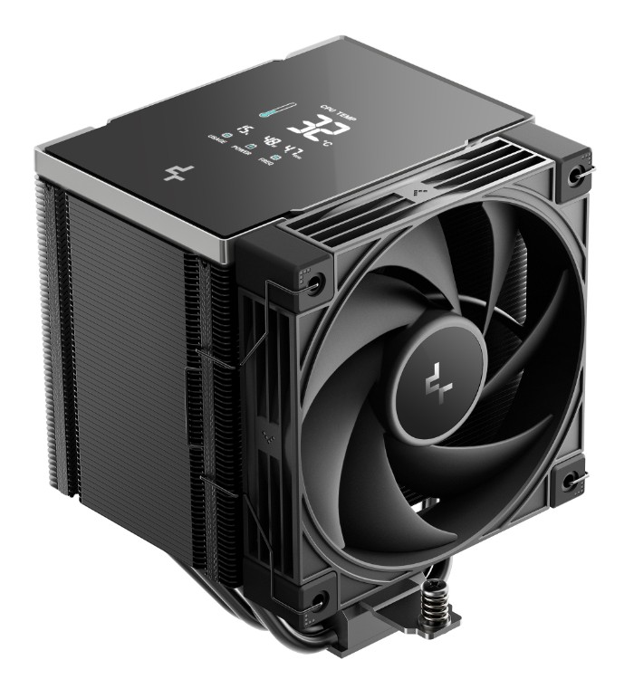 CFD-AK500-G2-DG-NYX DeepCool AK500 G2 DIGITAL NYX AI Dynamic Adjustment CPU Cooler, Digital Display, 5 Heat Pipes, 4-pin PWM, Intel LGA1851/1700/1200/115x, AMD AM5/AM4