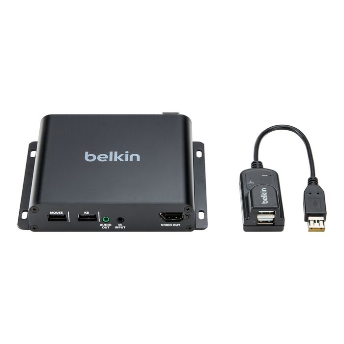 MPA-F1DN-KVM-EXRFI Belkin Cybersecurity and Secure KVM Extender Receiver Fiber SFP - Universal Video, TAA compliance, UHD 4K @60Hz 4:2:0 up to 10 km, 3-Year Warranty