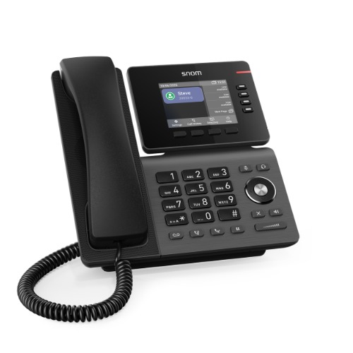 IPS-D810W SNOM D810W IP Phone, 3.3' Colour Display, 12 SIP Accounts, HD Audio, Wi-Fi, USB & PoE, Linux