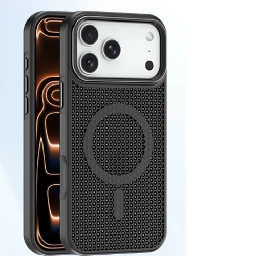 MPA-C3MA17PRBL USP Apple iPhone 17 Pro (6.3') Armor 3D Mesh Case with MagSafe Black- Fragiile Surface, TPU Bumper, Drop Resistance, 5 Years Warranty