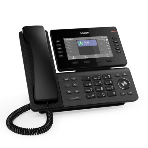 IPS-D815WB SNOM D815WB IP Phone, 5.5' IPS Color Display, 12 SIP Accounts, HD Audio, Wi-Fi & Bluetooth, USB & PoE, Linux