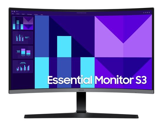 MNS-LS27D390GAEXXY Samsung 27' S39GD FHD 1800R Curved Monitor 1920X1080 16:9 VA 100Hz 4ms 250cd/m2 D-Sub HDMI Tilt VESA Headphone Eye Saver Mode Black 3YR WTY