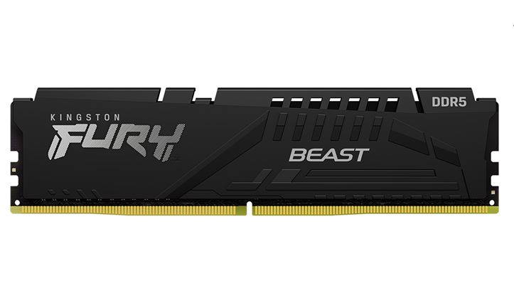 MEKF556C40BB-16-SP Kingston 16GB (1x16GB) DDR5 UDIMM 5600MHz CL40 FURY Beast Black XMP Gaming PC Desktop Memory - Ex-demo(box damaged only)