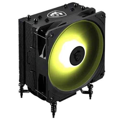 CFM-COREFROZR-AA13-BK MSI MAG COREFROZR AA13 - Black, CPU Air Cooler, 120mm ARGB Fan, 4× 6mm Heat Pipes, LGA1700/1851, AM4/AM5