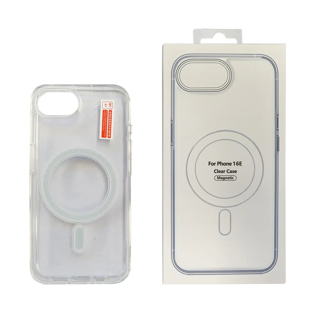 MPA-6976552043359 USP Apple iPhone 17e /  iPhone 16e (6.1') Clear Case with MagSafe - Built-in magnets, Scratch Resistant, Crystal Clear,Shockproof, 5 Years Warranty