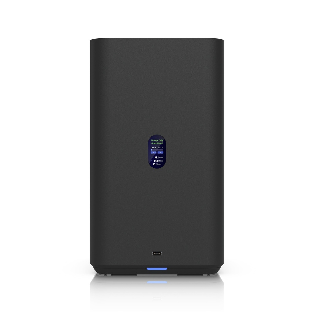 NHU-UNAS-2-B Ubiquiti UNAS 2, Black, UniFi Network Attached Storage (2)3.5' HDD Bays, 2.5 GbE Networking, USB-C Connectivity, PoE++ Adapter, All In Compact Foot.