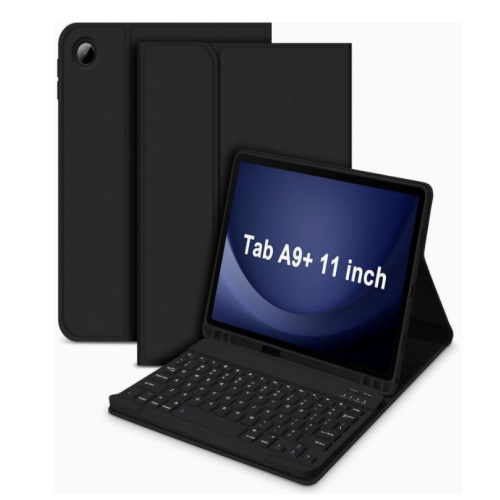 [MPA-KBCBA11A9PLUS] MPA-KBCBA11A9PLUS USP Samsung Galaxy Tab A11+ / Tab A9+ (11') Keyboard Case Cover Black - Ultra-Slim, Lightweight, Auto Wake/Sleep Function,PU Leather,3 Years Warranty