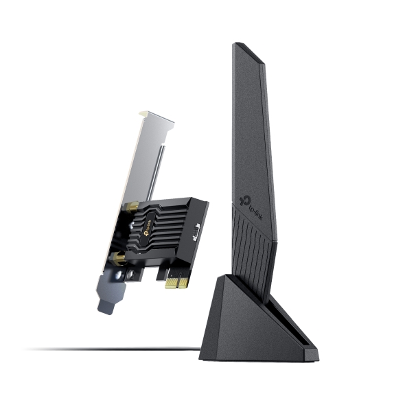 NWTL-ARCHERTXE73E (E)TP-Link Archer TXE73E AXE5400 Wi-Fi 6E Bluetooth PCIe Adapter 574Mbps at 2.4 GHz + 2402Mbps at 5 GHz + 2402 Mbps at 6 GHz