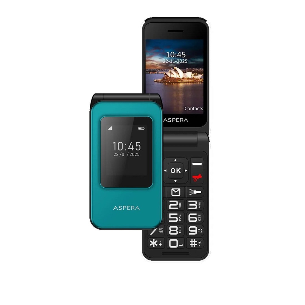 MF-P02243701 Aspera F46+ Plus 4G 128MB - Green (P02243701) *AU STOCK*, 2.8', 48MB/128MB, 0.3MP, Nano SIM, 1000mAh, 1 Year Warranty