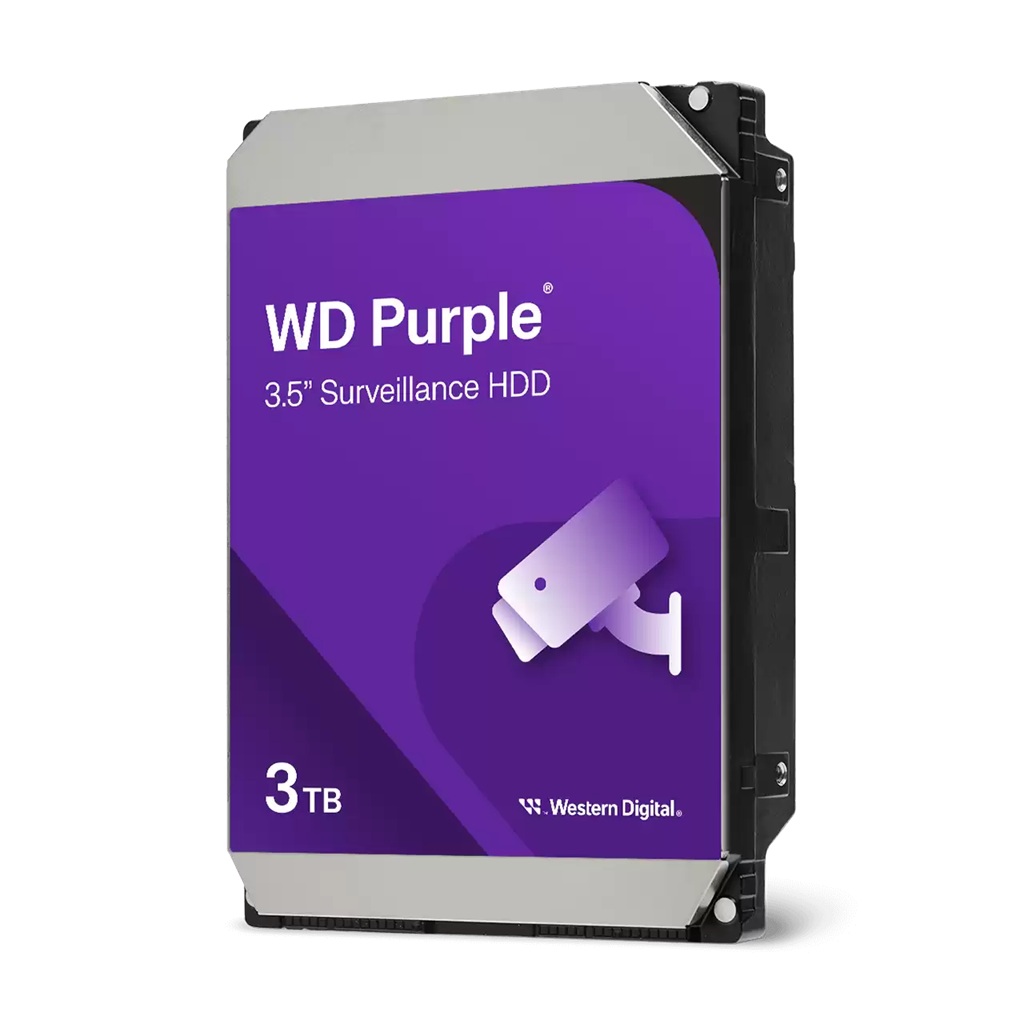 HAWD-PP35-3TB2 Western Digital WD Purple 3TB 3.5' SATA Surveillance HDD 256MB Cache 3-Year Limited Warranty