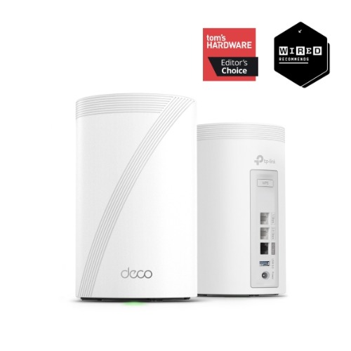 NWTL-DECOBE68-1 TP-Link Deco BE68 BE14000 Tri-Band Whole Home Mesh Wi-Fi 7 System (1-pack)  688 Mbps at 2.4 GHz + 4324 Mbps at 5 GHz + 8647 Mbps at 6 GHz