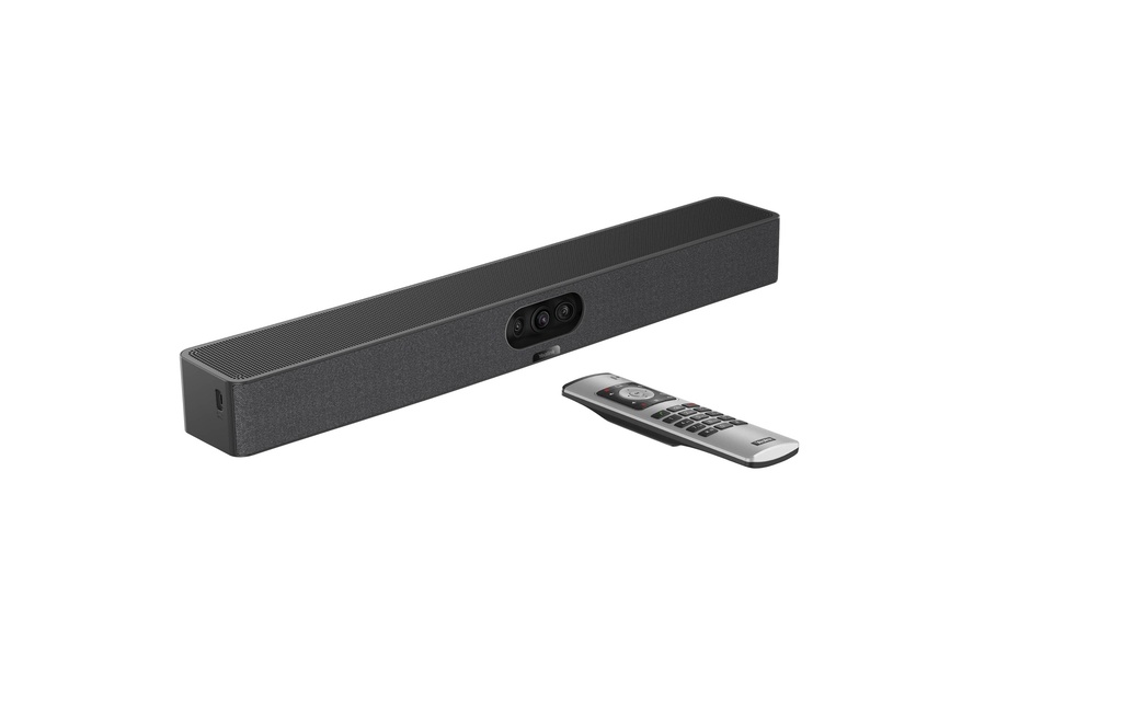 IPY-A25-010 Yealink Meeting Bar A25-010, Microsoft Teams and Zoom Rooms on Android,151° Triple-lens System,Noise-free,AI-powered, One-cable solution