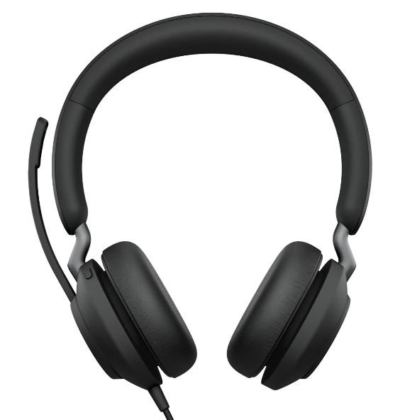SPJ-EVL2-40SE-S-MS-CA Jabra Evolve2 40 SE Wired-CA MS Stereo Headset, 360 BusyLight, Noise Isolationg Ear Cushions, 2Yr Warranty, Plug-and-play, 3-Microphone