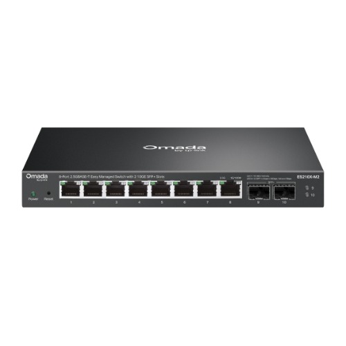 NWTL-ES210X-M2 TP-Link ES210X-M2 Omada 8-Port 2.5G Easy Managed Switch with 2 10GE SFP+ Slots