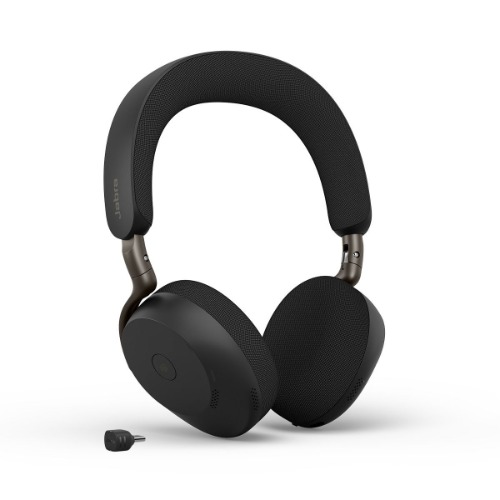 [SPJ-EVL3-75-MS-S-C] SPJ-EVL3-75-MS-S-C Jabra Evolve3 75, MS Stereo Black Bluetooth ANC Headset, Link390C BT, USB-C
