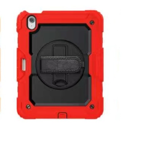 MPA-CHDP109-RD USP Rugged Apple iPad (11') (A16) (11th Gen) / iPad (10.9') (10th Gen) Case Red - Built-in-Kickstand, Hand & Shoulder Strap, DropProof,5 Years Warrant