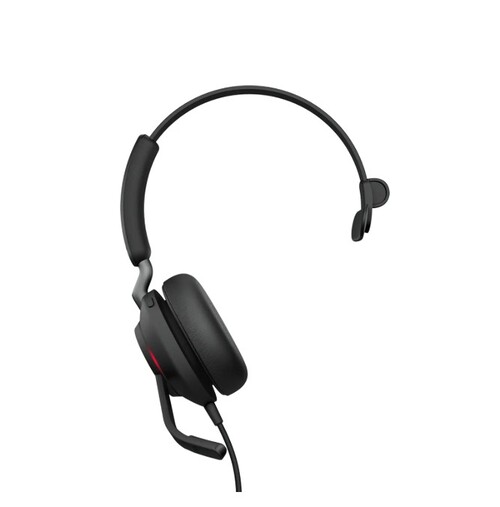 SPJ-EVL2-40SE-M-UC-CA Jabra Evolve2 40 SE Wired USB-CA UC Mono Headset, 360° BusyLight, Noise Isolationg Ear Cushions, 2Yr Warranty, Plug-and-play,3-Microphone Technology