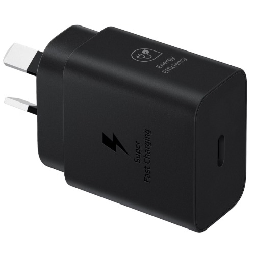 MPA-EP-T2510NBEGAU Samsung 25W GaN USB-C Fast Wall Charger - Black(EP-T2510NBEGAU), 1x USB-C, Supports up to 25W, Compact & Travel-Ready, 1 Year Warranty