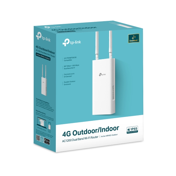 NWTL-MR402-OUTDOOR TP-Link Archer MR402-Outdoor 4G AC1200 Mbps Wi-Fi Outdoor Router