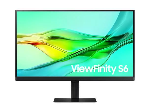 MNS-LS24D600UEEXXY Samsung 23.8'/24' S60D ViewFinity 100Hz QHD USB-C IPS Monitor 2K 2560x1440 16:9 5ms Height Adjust Tilt Swivel Pivot DP1.4 HDMI USB-C HUB LAN HAS HDR10