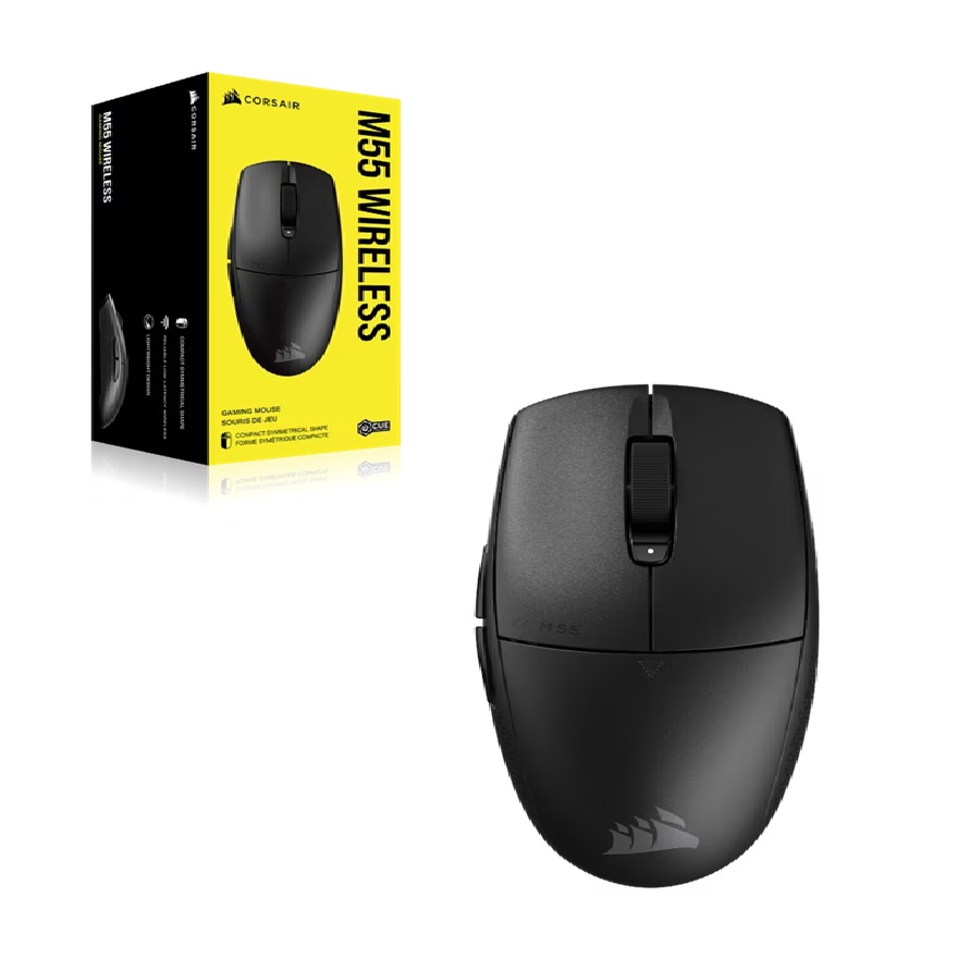 MICH-M55-BK Corsair M55 WIRELESS Gaming Mouse (AP) - Blacck (LS)