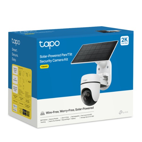 NWTL-TC50-KIT TP-Link TC50 KIT Solar-Powered Floodlight Pan/Tilt Security Camera Kit