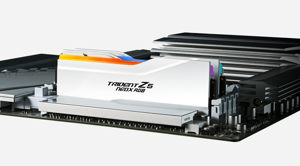 MEGS-F5-6000-2636-TZ5NXRW G.SKILL F5-6000A2636H16GX2-TZ5NXRW 32GB (2 x 16GB)/ DDR5 6000 MT/s/ Timings 26-36-36-32/ Voltage 1.45V/ TZ5 Neo X RGB AMD EXPO ™ Ultra Low Latency