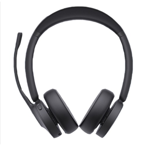IPY-WH64-D-H-CS Yealink WH64 Hybrid Dual with Charging Stand, enhanced noise‑cancelling microphone technology, hybrid connectivit, upright desktop charging stand.