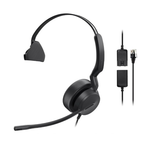 IPY-YHS36-E2-MONO Yealink YHS36 E2 Mono, single-ear version of the YHS36 E2, HD audio, noise-canceling microphone, and plug-and-play RJ9 connectivity, lighter