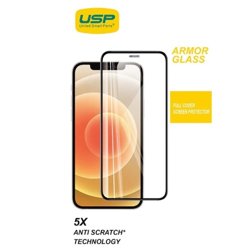 MPA-6976552044240 USP Apple iPhone Air (6.5') Armor Glass Full Cover Screen Protector - Impact-Resistant, Smooth Edges, 5 Years Warranty