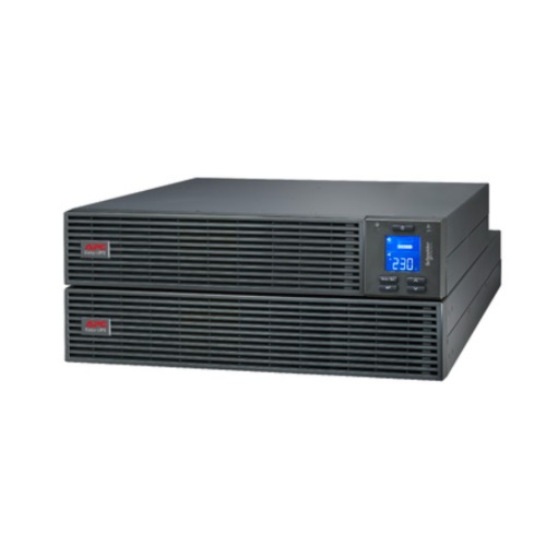 UPAPC-SRV3KRILRK-E APC Easy UPS 3000VA/2700W Online UPS, 4U Rackmount, 230V/16A Input, 4x IEC C13 Outlets, Lead Acid Battery, W/ Battery Pack, W/ Rail Kit