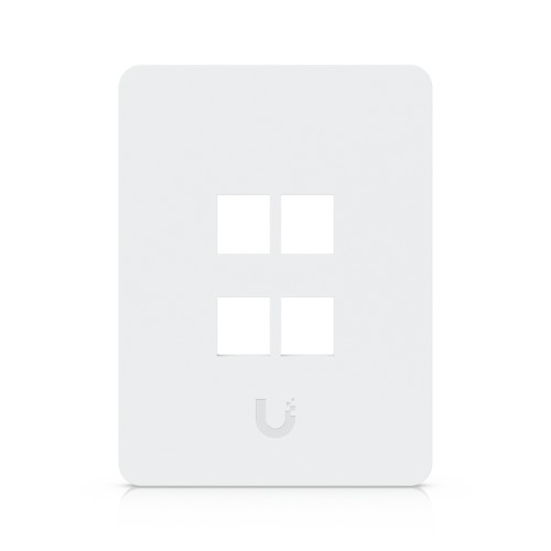 NHU-UACC-WP-KEYSTONE-V-4P Ubiquiti Universal Paintable Keystone Wall Plate, 4-Pack, Universal Keystone Wall Plate, Paintable Cover For Clean, Customizable Finish.