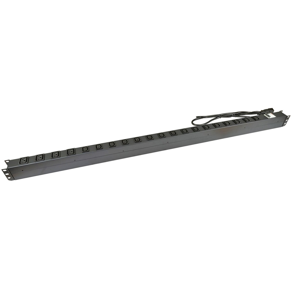 PowerShield Vertical PDU with IEC C20 Input, 16 x C13 outlets, 4 x C19, provides reliable power distribution for vertical installations