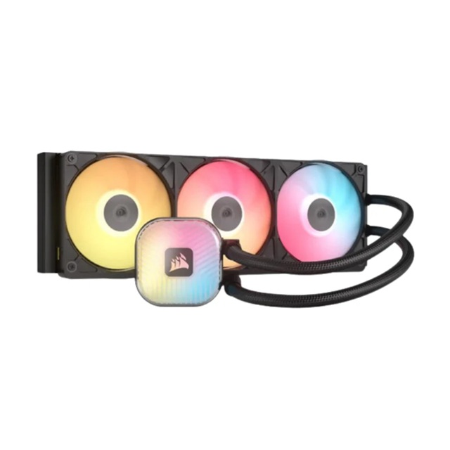 [CFCW-TITANII360RXRGB-BK] CFCW-TITANII360RXRGB-BK CORSAIR iCUE LINK TITAN II 360 RX RGB - Black, 360mm AIO, FlowDrive Gen 2, RX II Fan, RGB, Copper Coldplate, AM5/AM4, LGA1851/1700