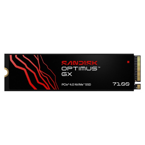 HBSD-SDSP71100TAN-000E0 SANDISK Optimus™ GX 7100 PCIe® 4.0 NVMe™ SSD, 1TB, Read 7,250MB/s Write 6,900MB/s, 5 Yr Warranty