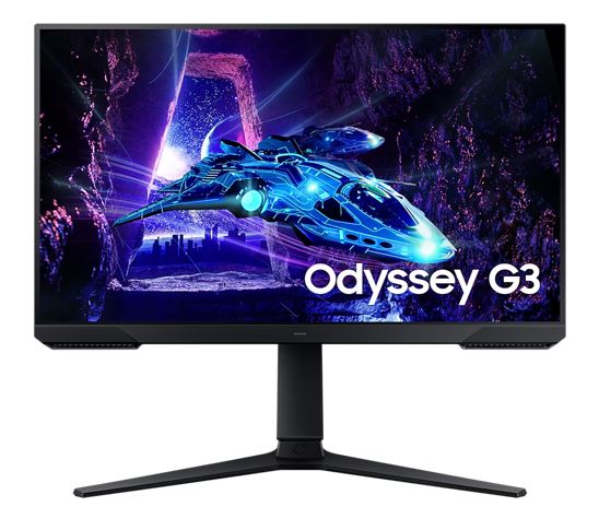 MNS-LS24DG302EEXXY Samsung 23.8'/24' Odyssey G30D FHD Monitor 1920x1080 180Hz 16:9 250cd/m2 VA HDMI1.4 DP Headphone Tilt HAS Swivel Pivot VESA Gaming Monitor Black