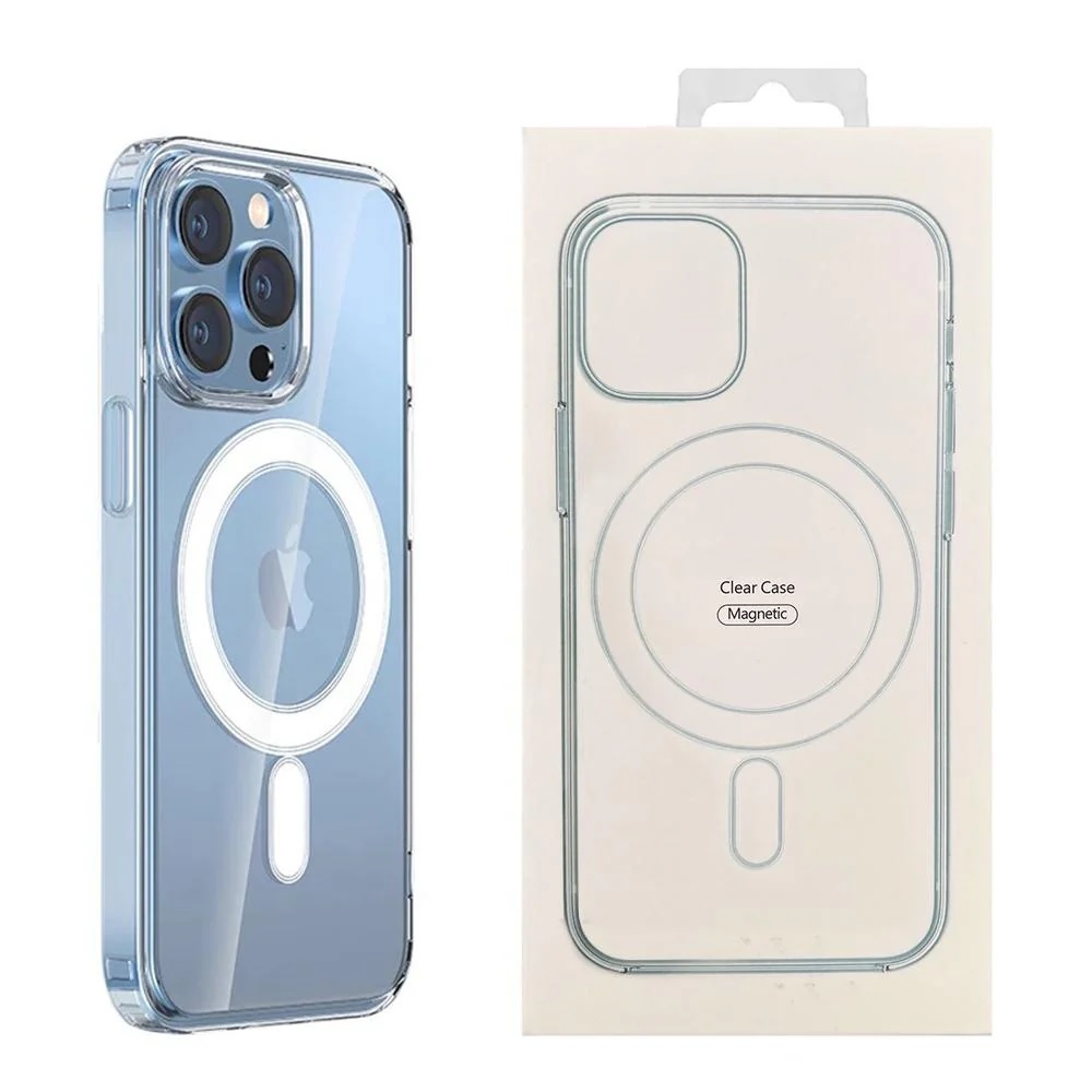 MPA-6976552040280 USP Apple iPhone 15 (6.1') Clear Case with MagSafe - Built-in magnets, Scratch Resistant, Crystal Clear,Shockproof, 5 Years Warranty