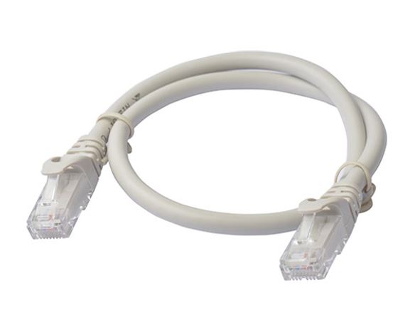 CB8W-PL6-0.5GRY 8Ware CAT6 Cable 0.5m - Grey Premium RJ45 Ethernet Network LAN UTP Patch Cord 26AWG CU Jacket