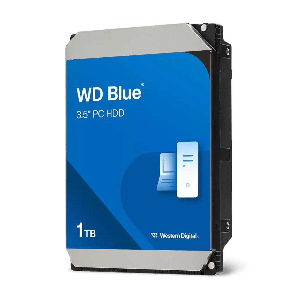 [HAWD-BL35-1TB-1] HAWD-BL35-1TB-1 Western Digital WD Blue 1TB 3.5' HDD SATA 6Gb/s 5400RPM 64MB Cache CMR Tech 2yrs Wty