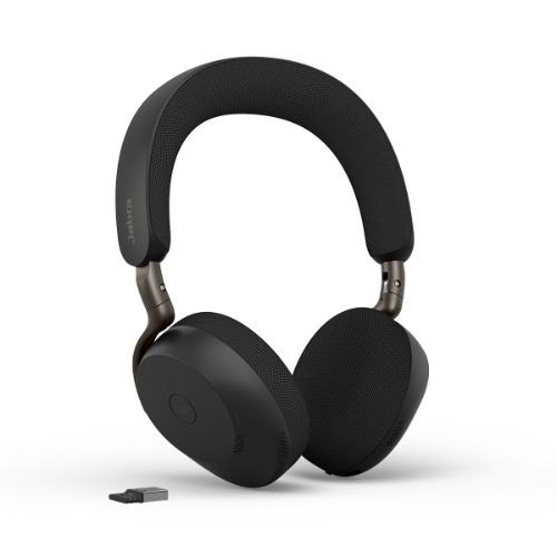 [SPJ-EVL3-75-MS-S-A] SPJ-EVL3-75-MS-S-A Jabra Evolve3 75, MS Stereo Black Bluetooth ANC Headset, Link390A BT, USB-A