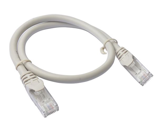 CB8W-PL6-0.25GRY 8Ware CAT6 Cable 0.25m - Grey Premium RJ45 Ethernet Network LAN UTP Patch Cord 26AWG CU Jacket