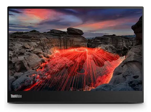 MNLEN-M14T-2 LENOVO ThinkVision M14-2 14' TOUCH 2K 2240x1400 Portable Monitor 60Hz 6ms Tilt Lift Pivot Height Adjustable 0.7kg 178° View Angle Pen USB-C DP1.2 VESA