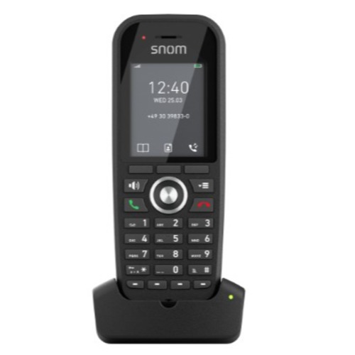 IPS-M30UK Snom M30 DECT Handset (UK), large colour display, crystal‑clear HD audio, Up to 22 hours of talk time,