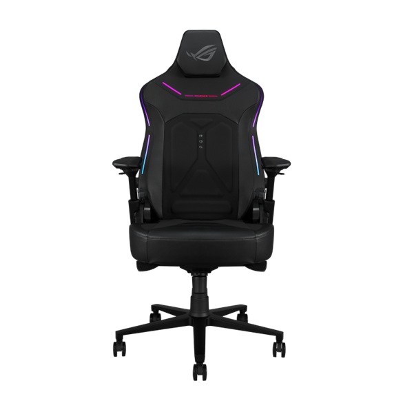 [OFA-ROG-COURSER] OFA-ROG-COURSER ASUS SL302 ROG Courser Gaming Chair - Black, Aura RGB, Dynamic Recline, 4D Armrests, Adjustable Lumbar Support, 90°–155° Recline, Magnetic Headrest