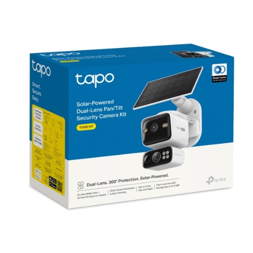 NWTL-TC93D-KIT TP-Link TC93D KIT Solar-Powered Dual-Lens Pan/Tilt Security Camera Kit