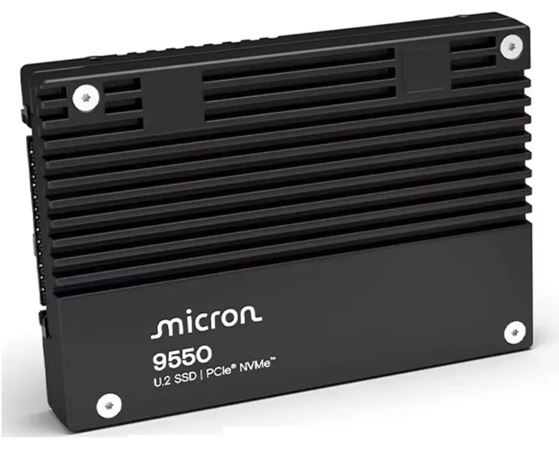 HBMS-9550PRO-7680GU2R Micron 9550 Pro 7.68TB Gen5 NVMe Enterprise SSD U.2 14,00/10,000 MB/s R/W 3300K/380K IOPS 58,300TBW 1DWPD 2Mhrs MTBF Server Data Centre 5yrs