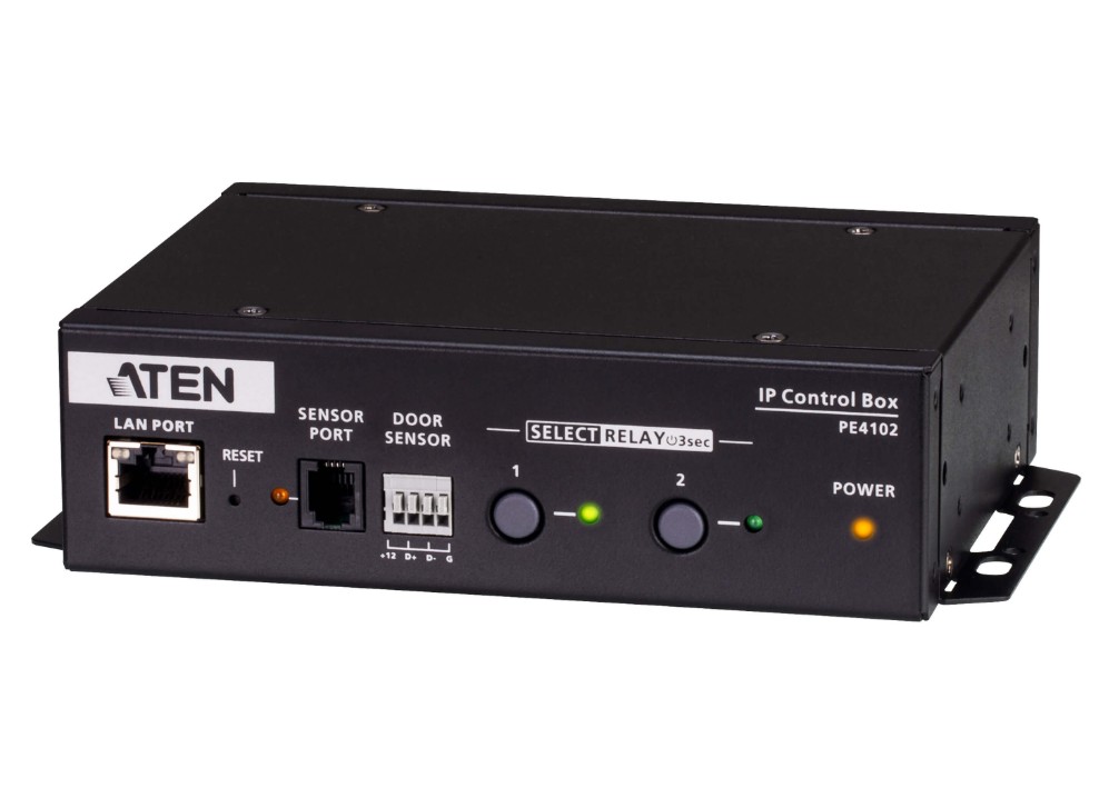 KVA-PE4102G-AT-G Aten 2 Port 1U 10A Smart PDU with outlet control, 2xC13 Outlets, 100 - 240 VAC, Two-level password security, Remote authentication support: RADIUS