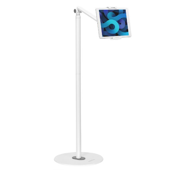 mbeat® activiva Universal iPad  Tablet Floor Stand Stand Tall Secure and Robust Freestyle Adjustment Mobile Display Stand Material:Aluminium, Plastic