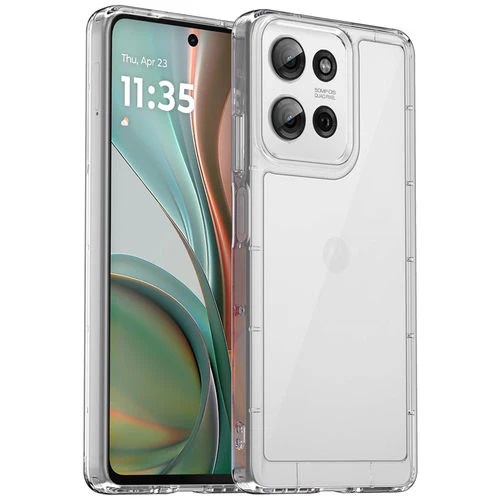 MPA-CTPUHCGG15 USP Motorola Moto G15 (6.7') Acrylic & TPU Hard Case Clear (With Soft Round Airbags) - Ultra-Thin & Lightweight, Scratch-resistant, 5 Years Warranty